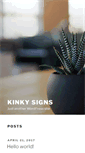 Mobile Screenshot of kinkysigns.com